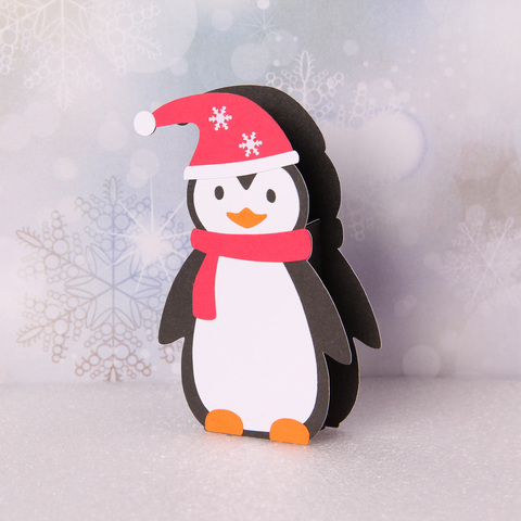Winter Penguin - Fun Size Treat Gift Box