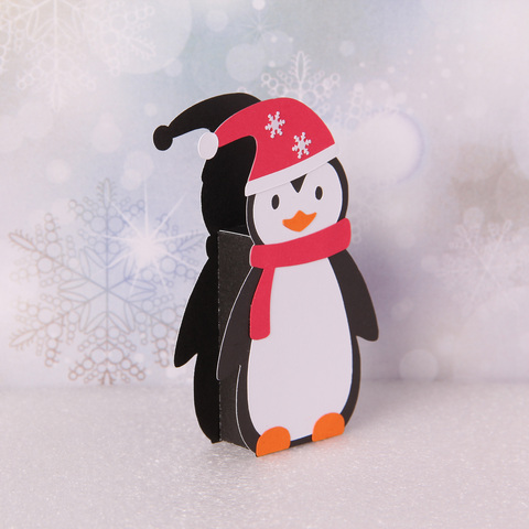 Winter Penguin - Fun Size Treat Gift Box, image #3