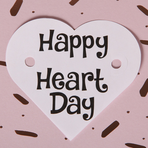 Happy Heart Day Crayon Holder - Valentine's Day Crayon Holder